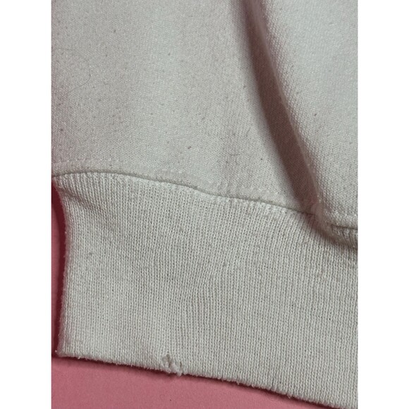 1980s-1990s HANES ACTIVEWEAR. Pullover Sweater W/Ginger Orange CAT Portrait. M-L - Picture 6 of 10